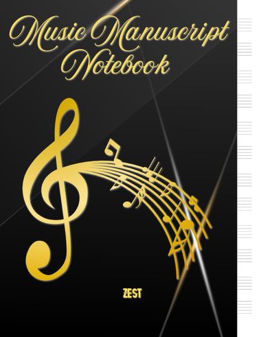 Music Manuscript Notebook