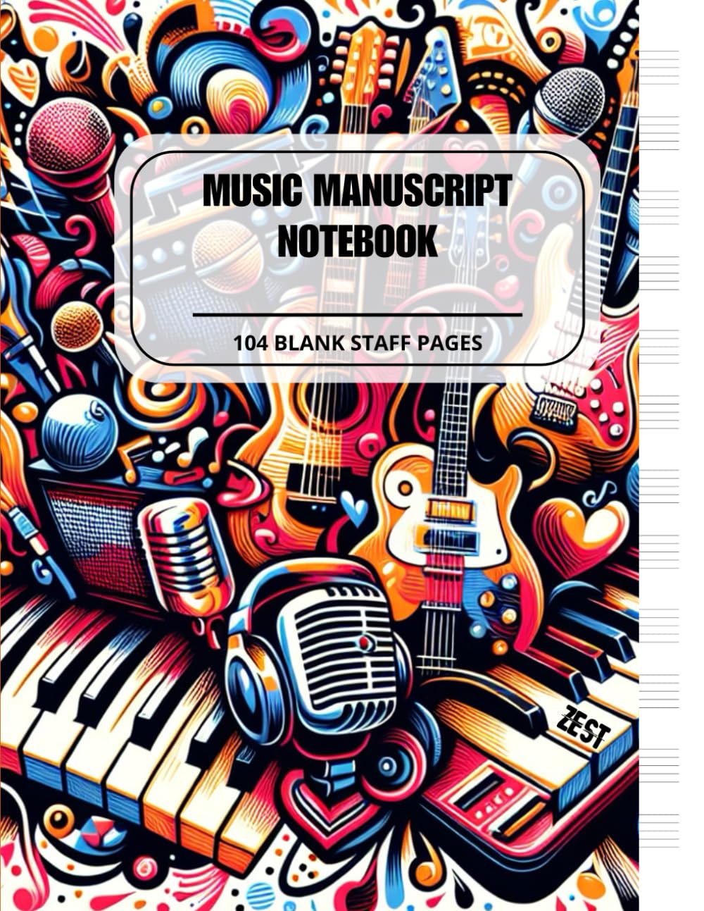 Music Notebook (Illustrated)