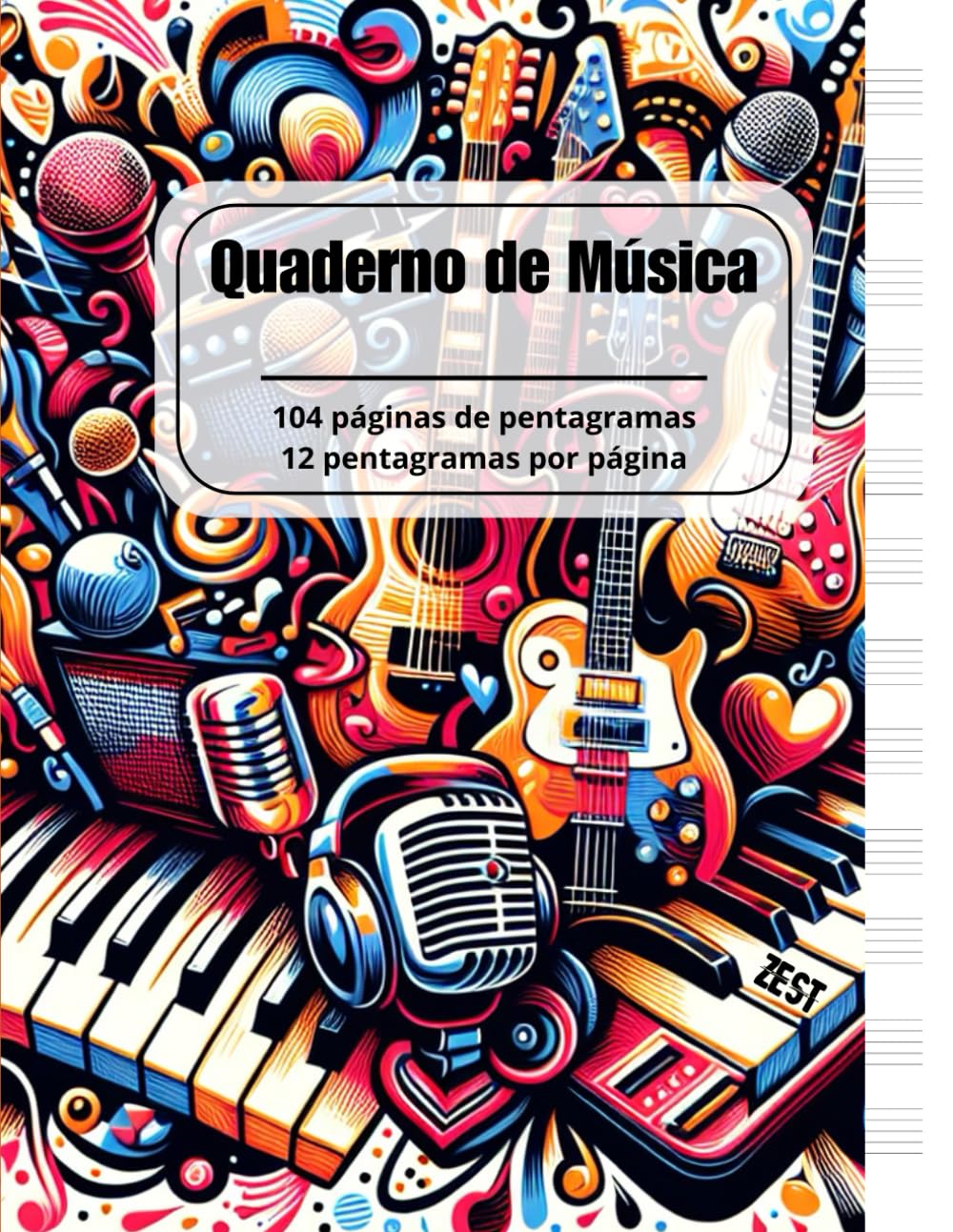 Music Notebook (Illustrated)