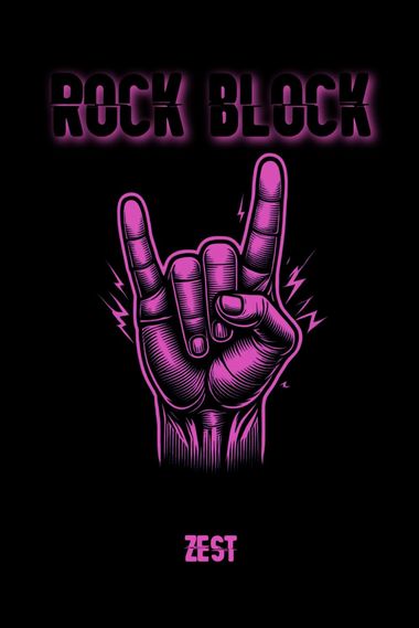 Rock Block — Purple